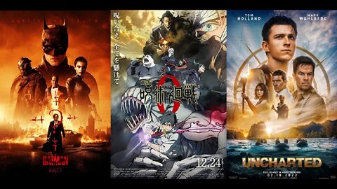 The Batman + Jujutsu Kaisen 0: The Movie + Uncharted = Box Office Movie Mashup, Flash Fiction