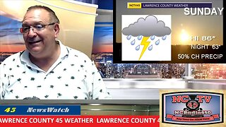 NCTV45 LAWRENCE COUNTY 45 WEATHER SUNDAY JUNE 25 2023