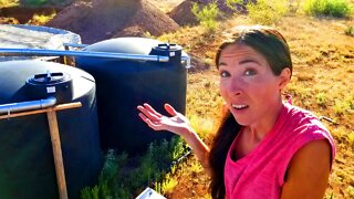 SURVIVING On Only Rainwater! Can It Be Done? In The Desert?