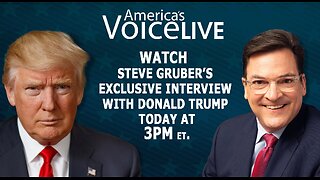 PRESIDENT TRUMP EXCLUSIVE INTERVIEW ON AMERICA'S VOICE LIVE
