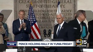 Vice President Pence to campaign for Martha McSally in Yuma