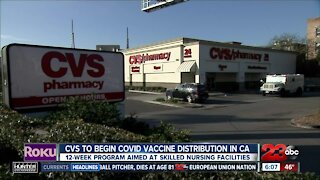 CVS to begin COVID vaccine distribution in Calif.