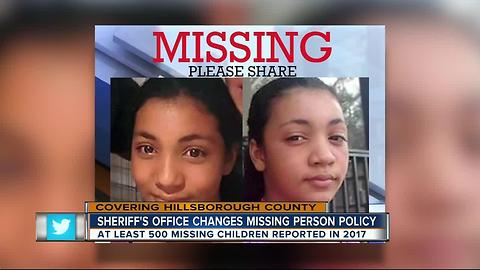 HCSO changes missing person policy