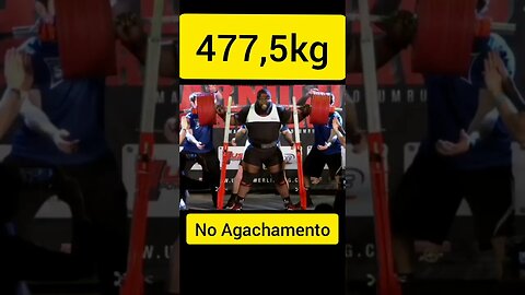 AGACHAMENTO DE 477,5KG DE RAY WILLAMS. #Shorts