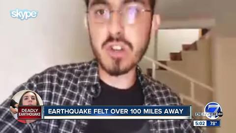 Denver7 journalist recounts Mexico earthquake first-hand; fund set up for Denver's sister city