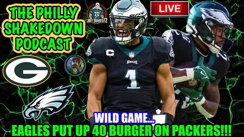 The Philly Shakedown Podcast | 40 Burger For The Eagles | WILD GAME Eagles Win!!!