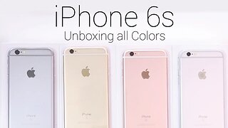 iPhone 6s Unboxing & Color Comparison! (Silver, Rose Gold, Space Gray, & Gold)