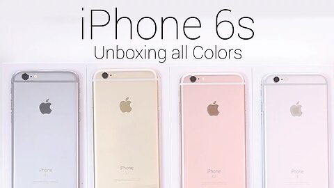 iPhone 6s Unboxing & Color Comparison! (Silver, Rose Gold, Space Gray, & Gold)