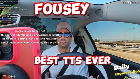 Fousey Best TTS Ever On Stream