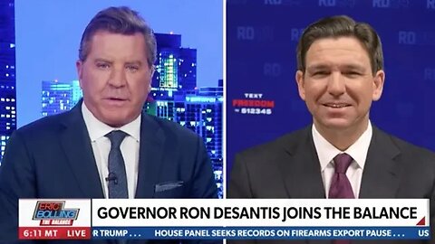 Ron DeSantis on Newsmax’s The Balance with Eric Bolling