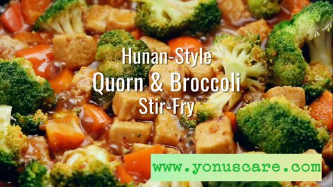 A Easy Way to Cook Keto Based Hunan-Style Quorn and Broccoli Stir-Fry