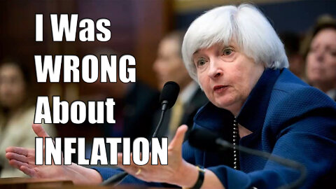 I Was Wrong About Inflation - Janet Yellen