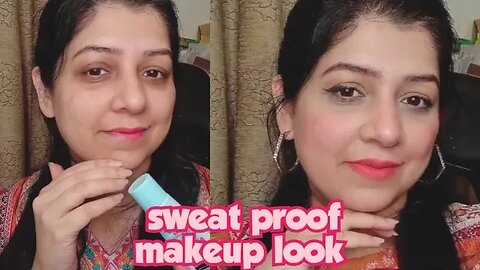 Sweat Proof Makeup Steps You Need To Know! | Sweat proof makeup look | Mehsim Creations