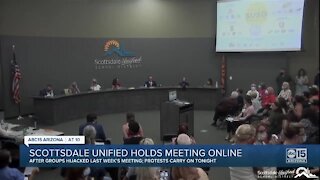 Parents gather before Scottsdale USD board during rescheduled meeting