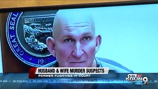 Husband and wife murder suspects plead not guilty
