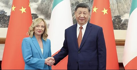 Italy PM: said China is an "important interlocutor" in managing global tensions