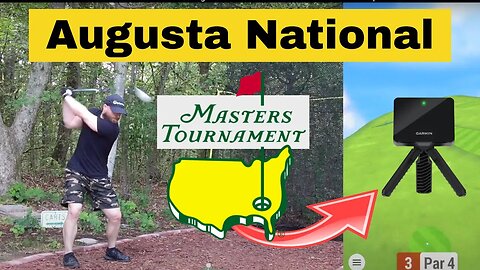 Augusta National Golf Club - Sim Golf Vlog on the Garmin Approach R10 Home Tee Hero for The Masters