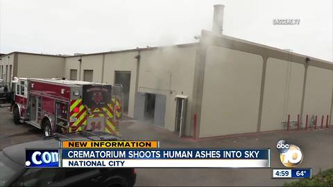 Open crematorium door sends ashes into South Bay