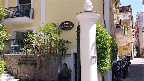 The Beautiful Streets of Coastal Town, Sorrento, Italy