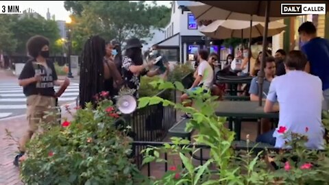 BLM Protestors Act Like Bolsheviks, Yell at Teenagers Eating Ice Cream in Georgetown