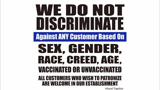 New York City Anti-Discrimination Movement! Ari Hasanaj explains to Chrissie Mayr! No Mandates!