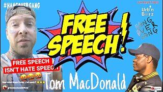 😊 Urb'n Barz reacts to TOM MACDONALD on Free Speech - SKIT