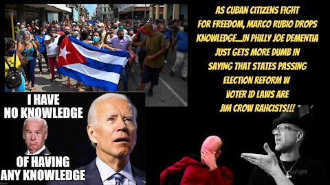 WHAT'S NEXT...THE OLD MAN GETS MORE STUPID & MARCO RUBIO DROPS FACTS ABOUT CUBA...