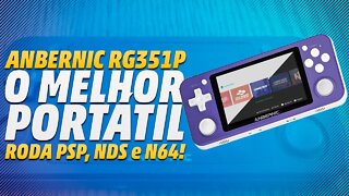 RG351P O PORTÁTIL INCRÍVEL PARA EMULAÇÃO, RODA ATÉ PSP! | REVIEW / VALE A PENA? Anbernic RG351P