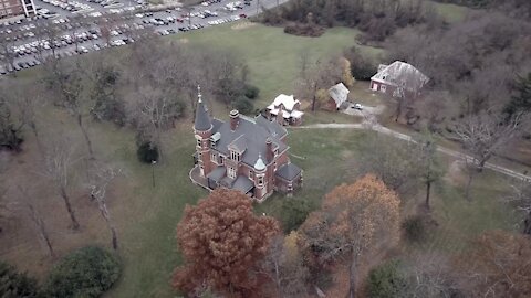 Drone footage of famous Elmwood Estate in Richmond, KY
