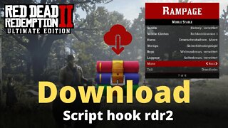 Download script hook rdr2 rampage trainer for red dead redemption 2