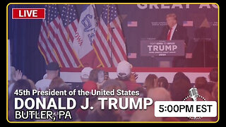 LIVE: President Trump in Butler, Pennsylvania
