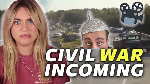 Is Hollywood PREDICTIVE PROGRAMMING Our Future? Civil War Movie Trailer REACTION | Isabel Brown LIVE