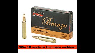 PMC BRONZE .223 1000 Rounds MINI #1 FOR 10 SEATS IN THE MAIN WEBINAR