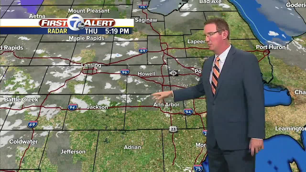 Evening flurries, cold start Friday