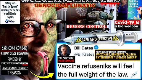 Bill Gates and WHO Call for Military To Round Up mRNA Vaccine Refusers During Bird Flu Pandemic