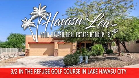Lake Havasu Golf Course Home in The Refuge 3746 N Citation Rd MLS 1022882