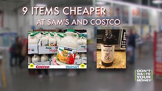 Things cheaper at Sam's Club and Costco