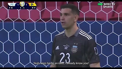 What Dibu Martinez said in the Copa America Semifinal - english subtitles #trending