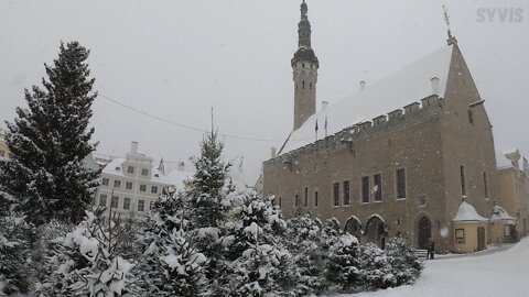 Town Hall Square in Winter
