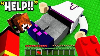 I Trolled Him With LEGO MOD in Minecraft!