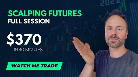 +$370 PROFIT | DAY TRADING | WATCH ME TRADE Nasdaq Futures Trading - Scalping Day Trading LONG