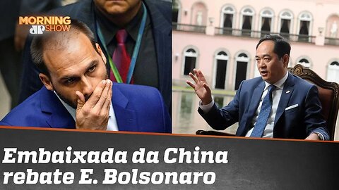 Embaixada da China rebate Eduardo Bolsonaro e diz que ele contraiu "vírus mental"