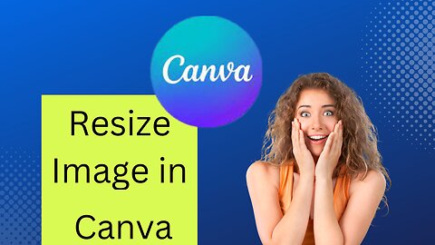 How to resize an image in Canva