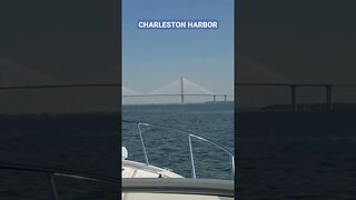 Charleston Harbor Boat Ride - View of the Ravenel Bridge