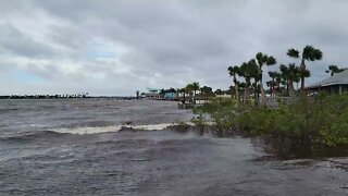 Aftermath of Hurricane Nicole at River Walk Park in Port Orange Florida #railfanrob