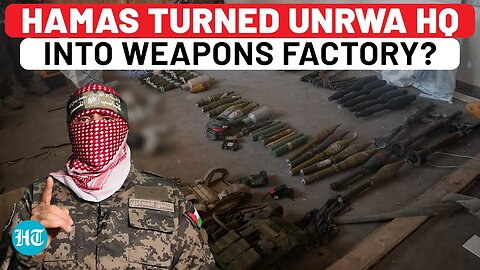 IDF Raids UNRWA HQ In Gaza, Shows ‘Proof’ It Turned Into Hamas Weapons Factory, Kills Top Militants