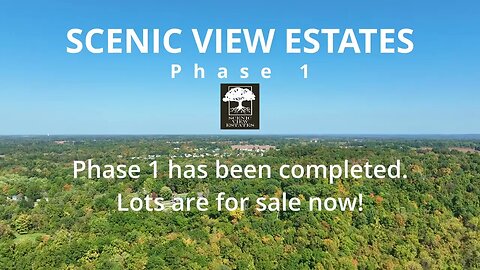 Scenic View Estates, Pataskala, Ohio - Phase One is finished!