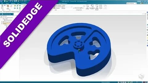 5.5 Schwungscheibe - Flywheel - SolidEdge Training - Part Design