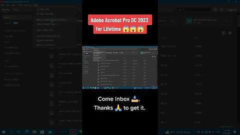 How to Get Adobe Acrobat Pro DC 2023 for Lifetime? #shorts #short #shortvideo