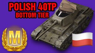 World of Tanks POLISH 40TP Habicha ACE TANKER 90mm BOTTOM TIER